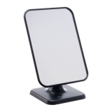 MR-416 DEWAL Зеркало настольное, пластик, черное