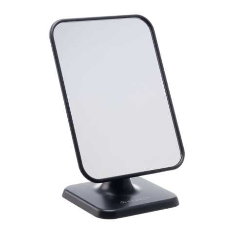 MR-416 DEWAL Зеркало настольное, пластик, черное