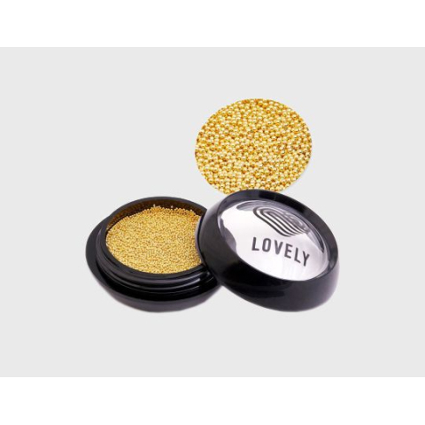 Lovely Бульонки металлические, золото