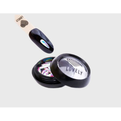 Lovely Стразы Капля, голография, 10 мм.