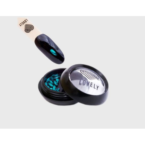 Lovely Стразы Капля, изумрудные, 5 мм.