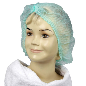 БИНОВИ Шапочка Шарлотта зеленая, 1/100 шт.