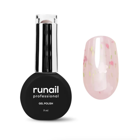 8776 RuNail Гель-лак Flower dress, 9 мл. 