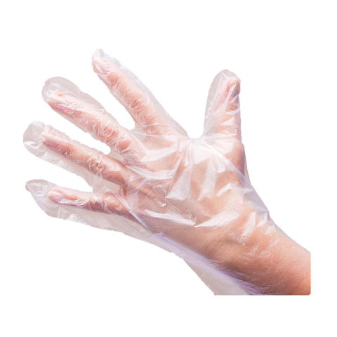 Перчатки п/э M White line №50 