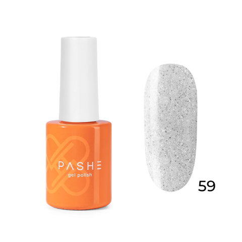 PASHE Гель-лак Atelier №59 Серебристый айсберг, 9 мл.