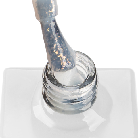 TNL Жидкий Poly Gel №06 - молочный с жемчужной поталью и шиммером, 10 мл.