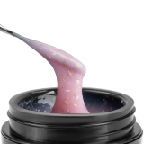 TNL Гель для наращивания Stiff жёсткий с поталью №01 розовый, 18 мл.