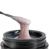 TNL Гель для наращивания Stiff жёсткий с поталью №02 лиловый, 30 мл.