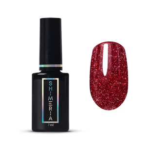 9288 RuNail Гель-лак Cветоотражающий "Красная дорожка", 7 мл.