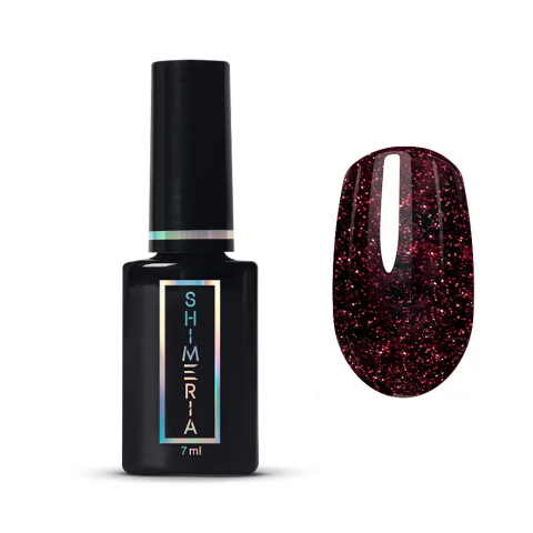 9294 RuNail Гель-лак Cветоотражающий "Красная дорожка", 7 мл.