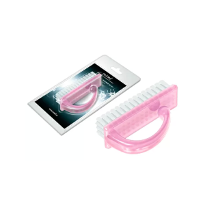 0134 RuNail Щетка для удаления пыли розовая