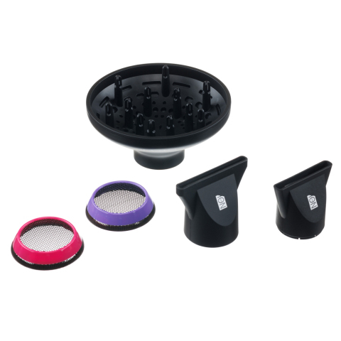 03-2010 Dewal Фен Fiesta, манго, 2600 Вт, 2 насадки+диффузор+2 фильтра