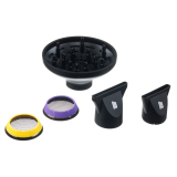 03-2010 Dewal Фен Fiesta, фуксия, 2600 Вт, 2 насадки+диффузор+2 фильтра