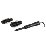 03-400А DEWAL Фен-щётка, черная, 1200 Вт, 2 насадки: 38 мм, 50 мм.