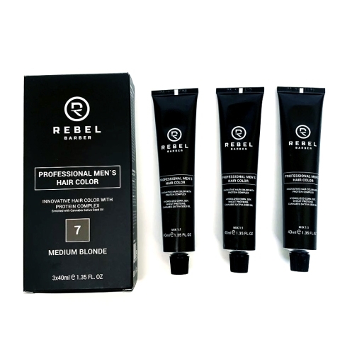 RB053 Краска для волос медиум блонд, 3*40 мл.