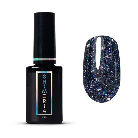 9279 RuNail Гель-лак Светоотражающий с фольгой "Горячий лёд", 7 мл.