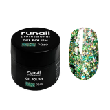 9269 RuNail Гель-лак с блёстками Дракон, 5 гр.