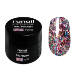 9270 RuNail Гель-лак с блёстками Дракон, 5 гр. 