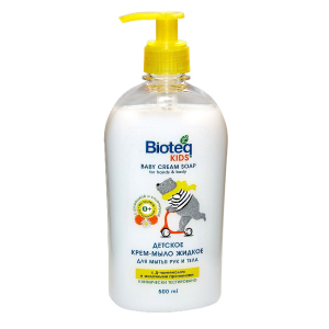 BioTeq KIDS Детское жидкое крем-мыло с Ромашкой, 500 мл.