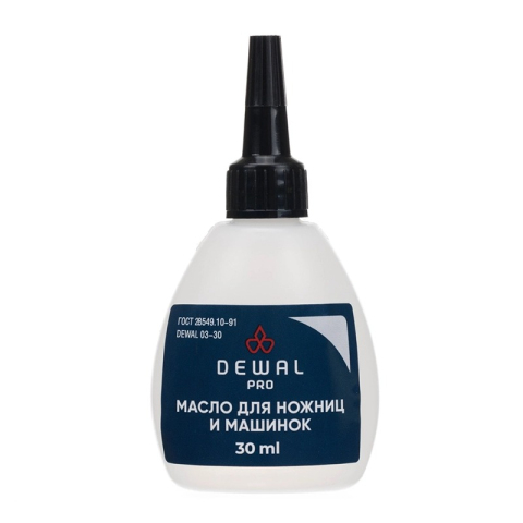 03-30 DEWAL Масло для ножниц и машинок, 30 мл.