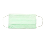 БИНОВИ Маска одноразовая 3-х слойная зеленая, 1/50 шт. пакет