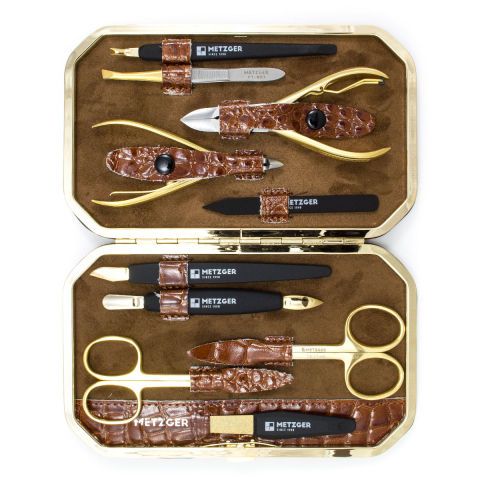 МЕТЦГЕР MS-310-HG Маникюрный набор (10 предметов)