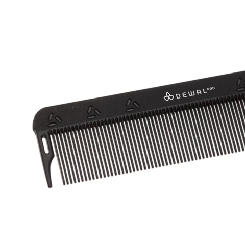 СО-66-CBN DEWAL Расческа рабочая комбинированная, узкая, с разделяющим зубцом 22,5 см.