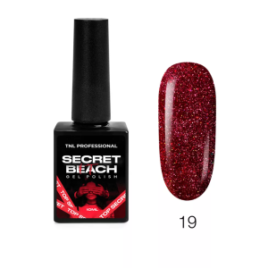 TNL Гель-лак Secret beach №19 - светоотращающий, Горячее прикосновение, 10 мл.