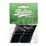 В285 МАТТ Шпильки Ставвер Карбон черные, волна, 85 мм, 20/упак.