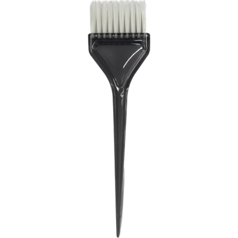 ST108 Кисть для окрашивания волос Stavver прозрачная, белая щетина