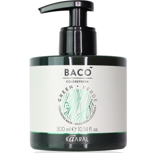 Kaaral Baco Colorefresh Тонирующая маска для волос Зелёный, 300 мл.