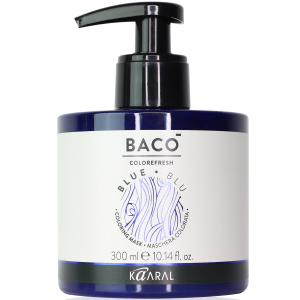 Kaaral Baco Colorefresh Тонирующая маска для волос Синий, 300 мл.