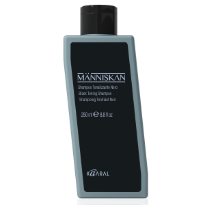 Kaaral Manniskan Шампунь тонирующий Чёрный, Мужской, 250 мл.