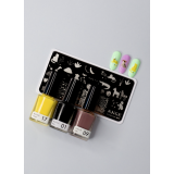 ANGE №013 Пластина для стемпинга 6*12 см.