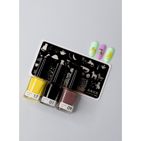 ANGE №013 Пластина для стемпинга 6*12 см.