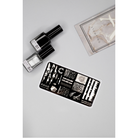 ANGE №015 Пластина для стемпинга 6*12 см.