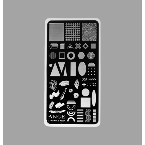ANGE №017 Пластина для стемпинга 6*12 см.