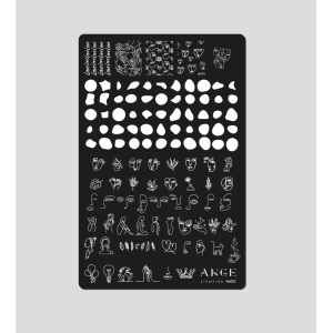 ANGE №001 Пластина для стемпинга 9,5*14,5 см.