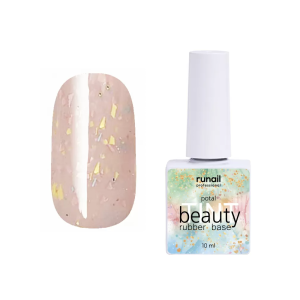7289 RuNail Каучуковая база Beauty TINT Potal, 10 мл.