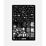 ANGE №004 Пластина для стемпинга 9,5*14,5 см.