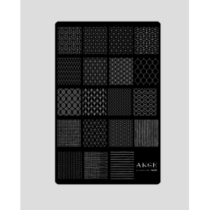 ANGE №020 Пластина для стемпинга 9,5*14,5 см.