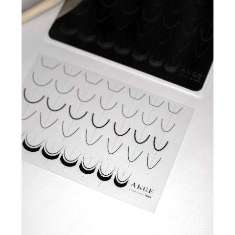 ANGE №021 Пластина для стемпинга 9,5*14,5 см. с ДЕМО-листом