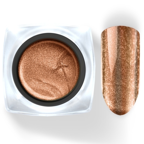 Cosmake Гель-краска Паутинка №028 бронзовая с блестками, 5 гр.