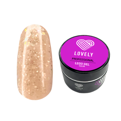 5820 Lovely Lego Гель для наращивания и укрепления Mermaid Adella, 15 гр.