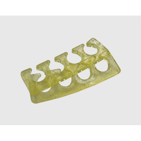 Lovely Разделитель для пальцев ног силиконовый, желтый