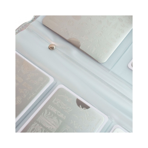 Lesly Органайзер для пластин Deep Blue