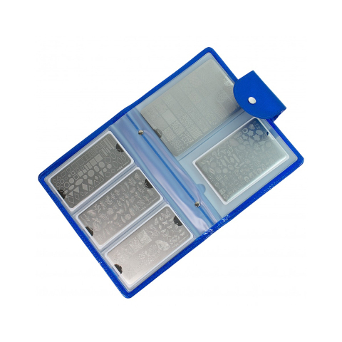 Lesly Органайзер для пластин Deep Blue