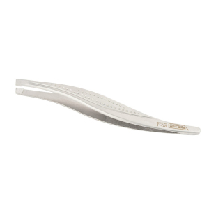 NN T-08 Пинцет для бровей, 95 мм, Cкошенный