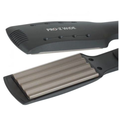 03-84 DEWAL Щипцы-гофре Pro-Z Wide 50*90 мм, титаново-турмалиновое покрытие, 55 Вт