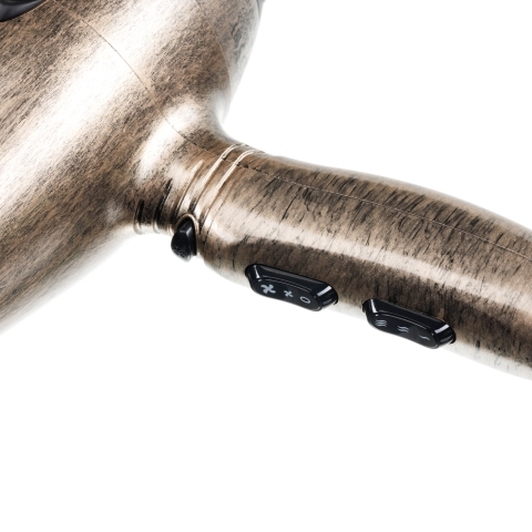 03-120 Bronze DEWAL Фен, 2200 Вт, 2 насадки, ионизация